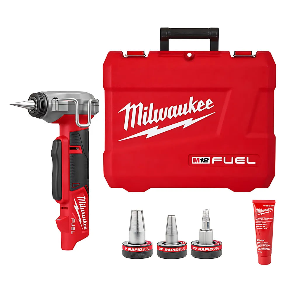 M12 Fuel Propex® Expander W/ 1/2"-1" Rapid Seal Propex® Expander Heads-Reconditioned-Milwaukee-2532-80-8809