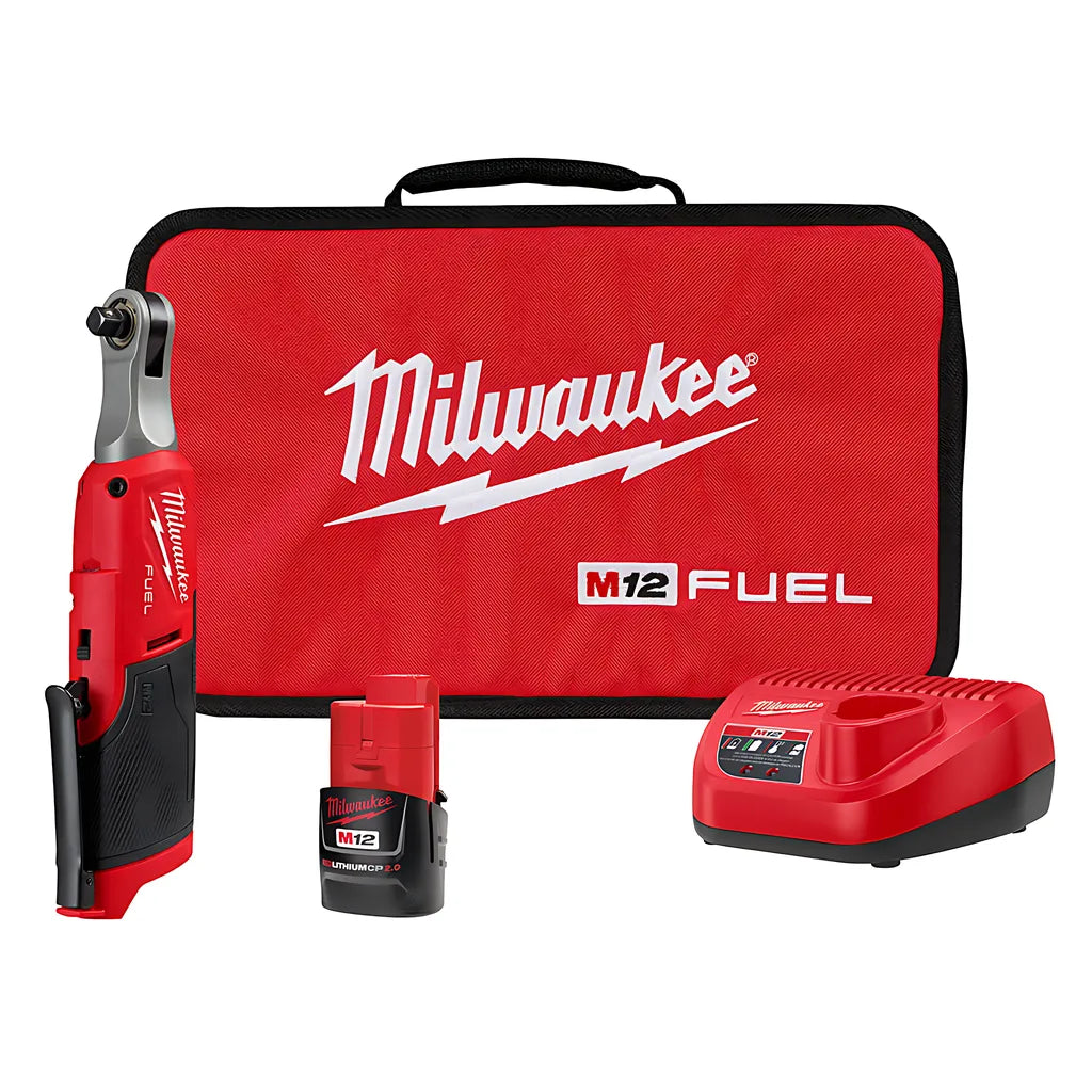 M12 Fuel 3/8" High Speed Ratchet Kit-Milwaukee-2567-21H-8764