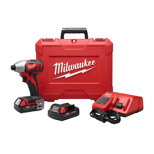 M18™ 1/4 In. Hex Impact Driver Cp Kit-Milwaukee-2656-22CT-9680