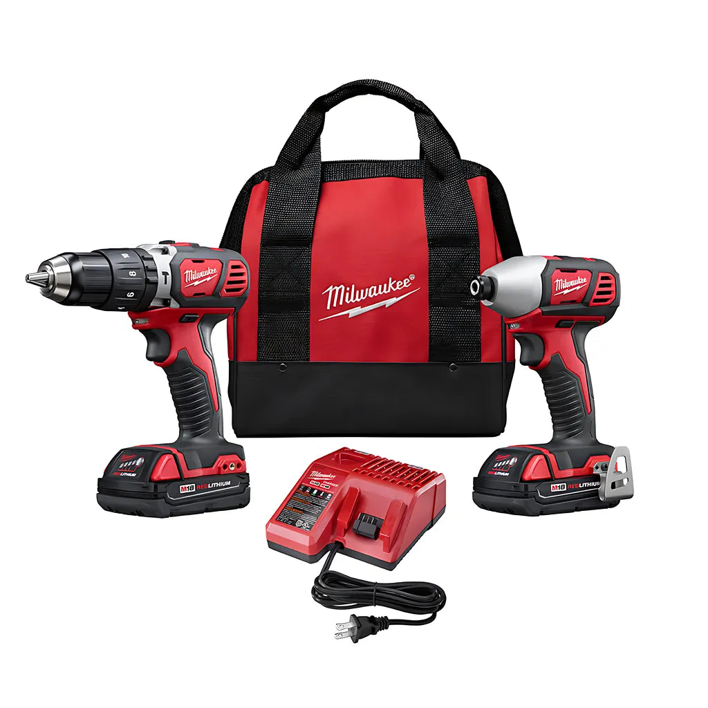 M18 Cordless Lithium-Ion 2-Tool Combo Kit-Milwaukee-2697-22CT-9817
