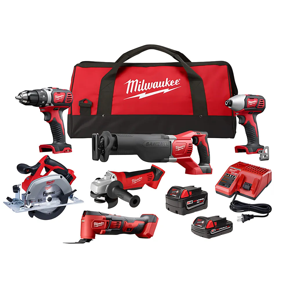 M18 6-Tool Combo Kit-Milwaukee-2697-26-9744