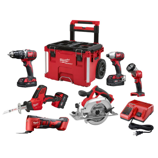M18™ 6 Pc. Packout™ Combo Kit-Milwaukee-2697-26PO-9738