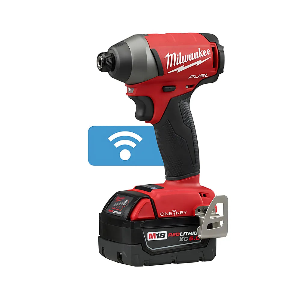 M18 Fuel 1/4 In. Hex Impact Driver With One-Key Kit-Reconditioned-Milwaukee-2757-82-9327
