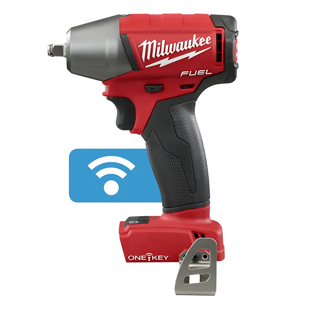 M18 Fuel 3/8 In. Compact Impact Wrench W/ Friction Ring With One-Key-Milwaukee-2758-20-9425
