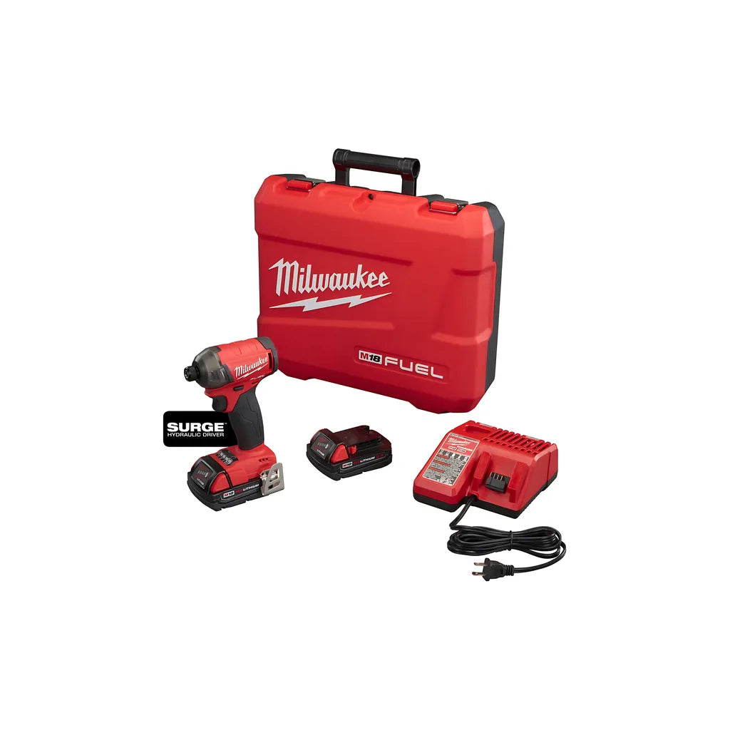M18 Fuel Surge 1/4 In. Hex Hydraulic Driver Kit-Reconditioned-Milwaukee-2760-82CT-9634