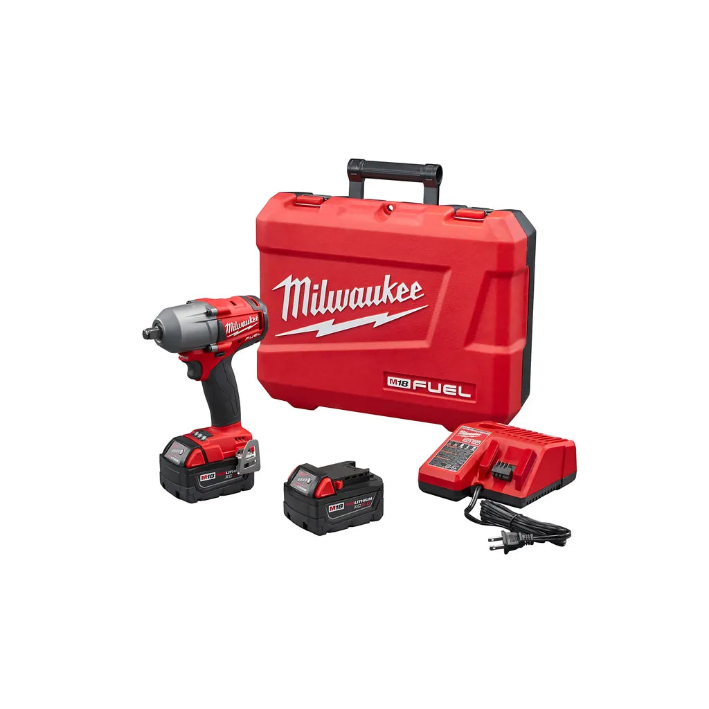 M18 Fuel Mid-Torque Impact Wrench 1/2 In. Friction Ring Kit-Reconditioned-Milwaukee-2861-82-9567