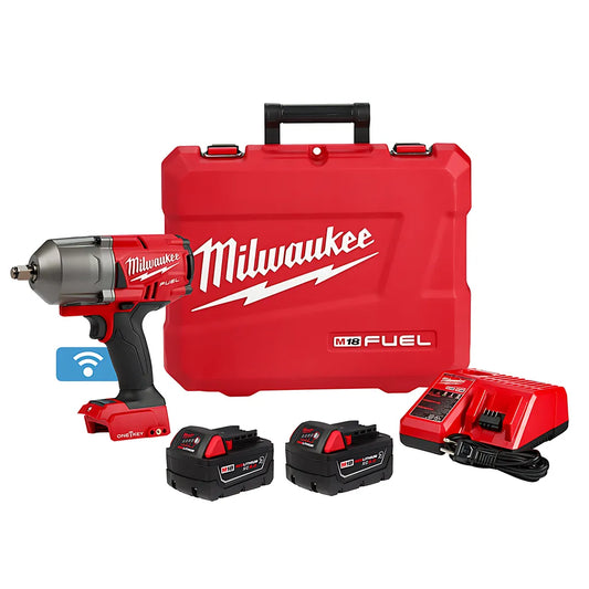 M18 Fuel™ W/ One-Key™ High Torque Impact Wrench 1/2" Friction Ring Kit-Milwaukee-2863-22R-9647
