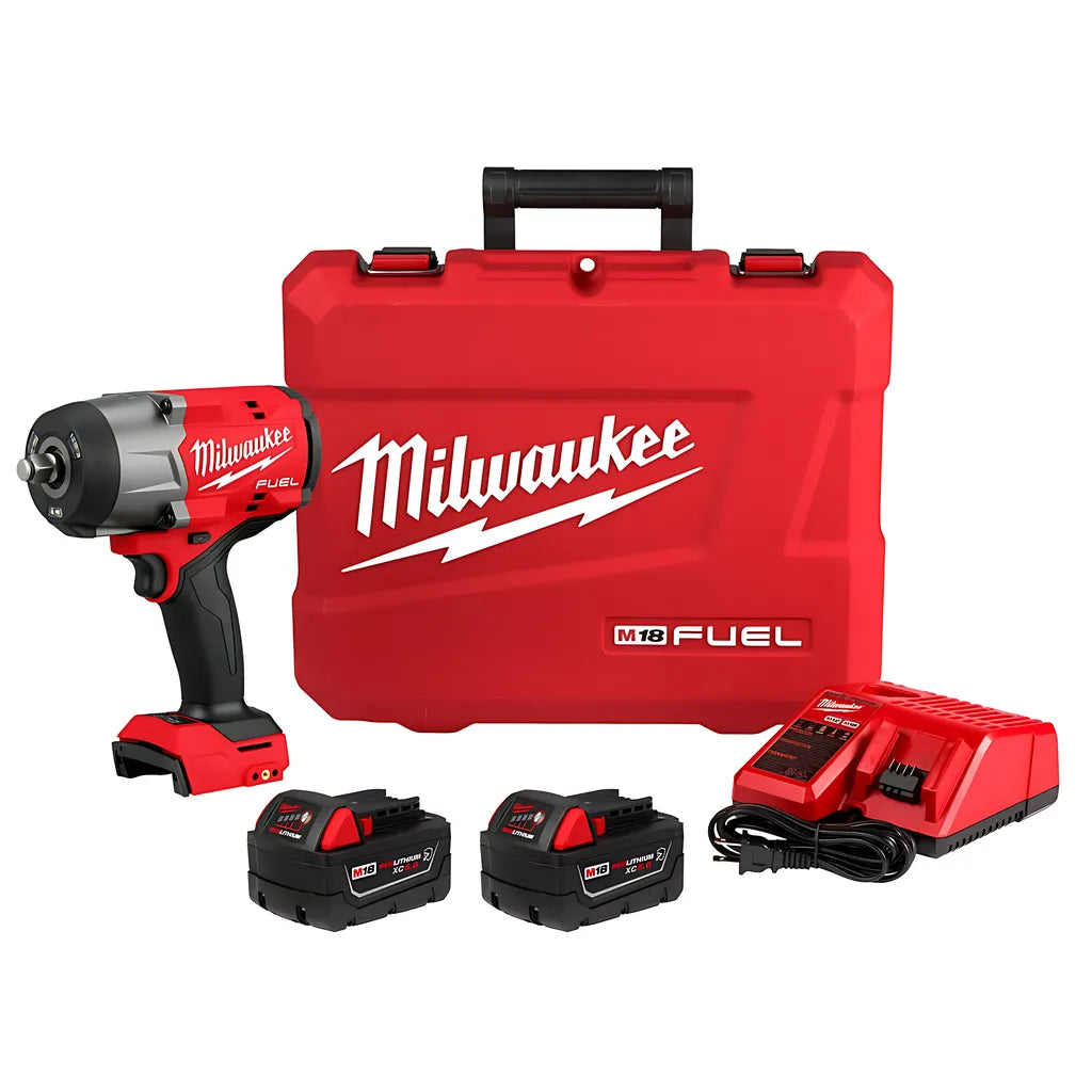 M18 Fuel 1/2" High Torque Impact Wrench W/ Friction Ring Kit-Milwaukee-2967-22-9309