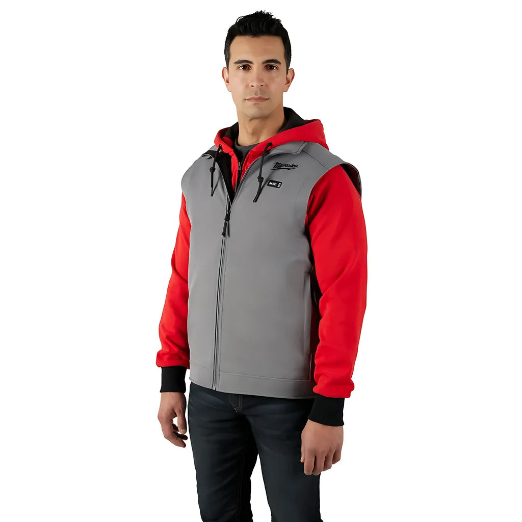 M12 Heated Toughshell Vest Gray Large-Milwaukee-304G-20L-9133