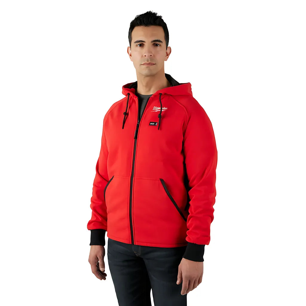M12 Heated Hoodie Red Large-Milwaukee-306R-20L-9081