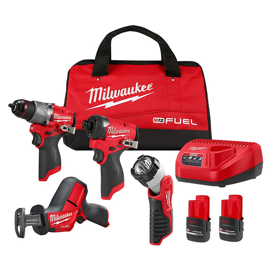 M12 Fuel™ 4-Tool Combo Kit-Milwaukee-3497-24-8772