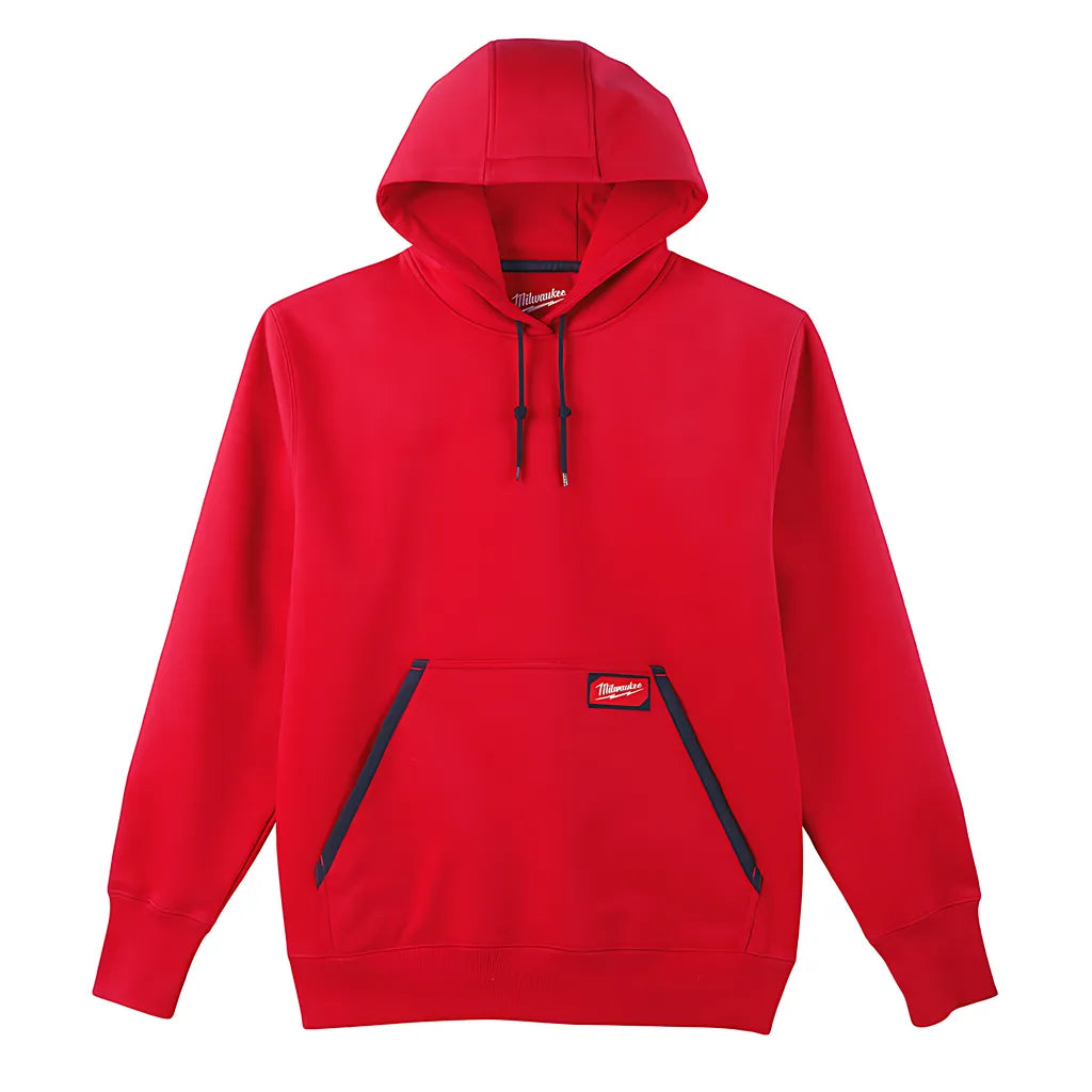 Heavy Duty Pullover Hoodie - Red 2X-Milwaukee-350R-2X-8360