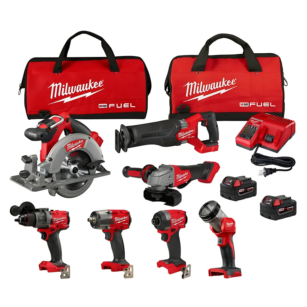 M18 Fuel 7-Tool Combo Kit-Milwaukee-3697-27-9485