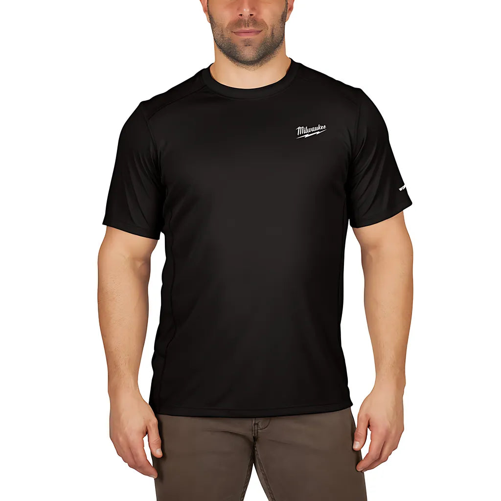 Workskin Lightweight Performance Shirt - Short Sleeve - Black L-Milwaukee-414B-L-12106