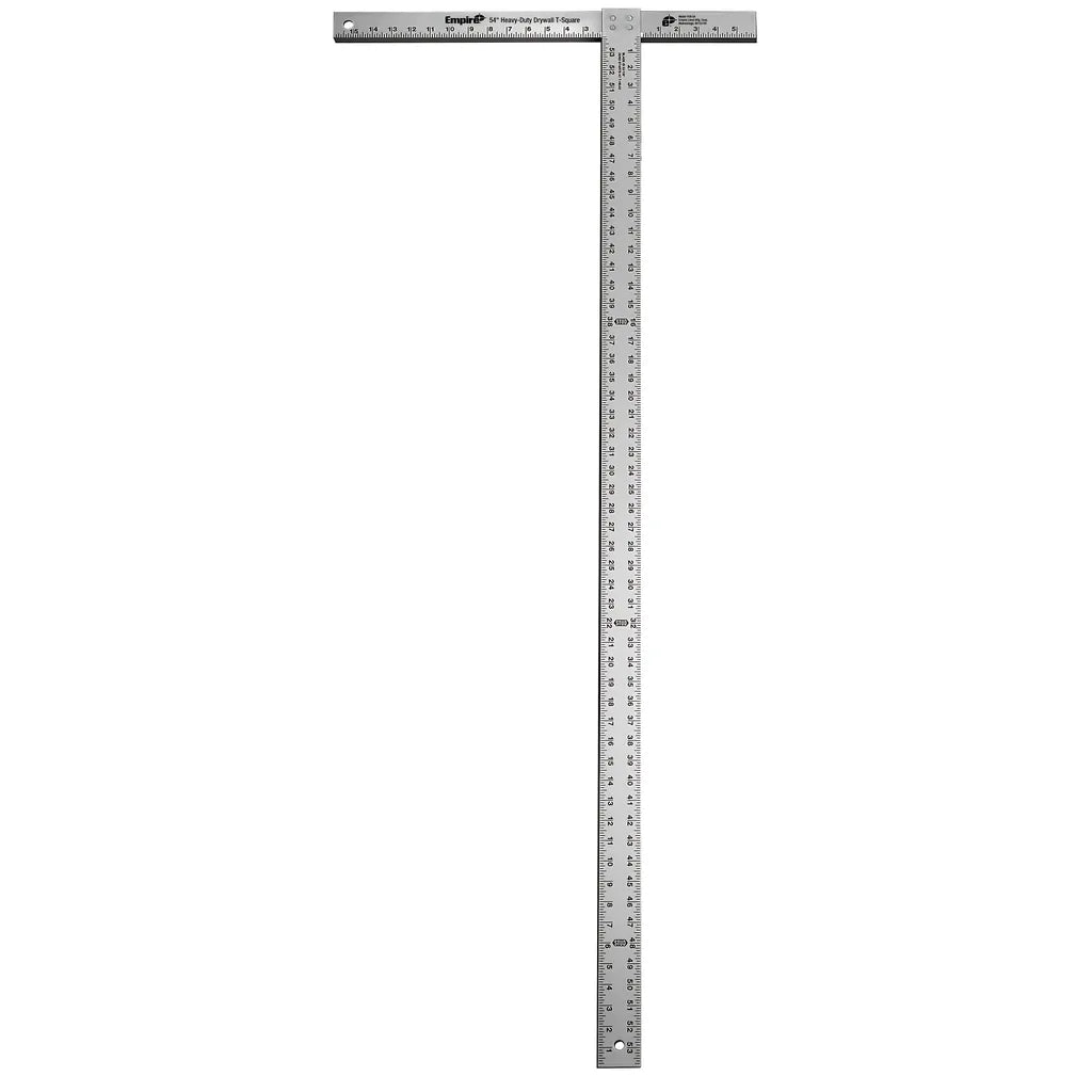 53-7/8 In. Anodized Aluminum Drywall T-Square W/ 1 In. Graduation-Milwaukee-418-54-6420