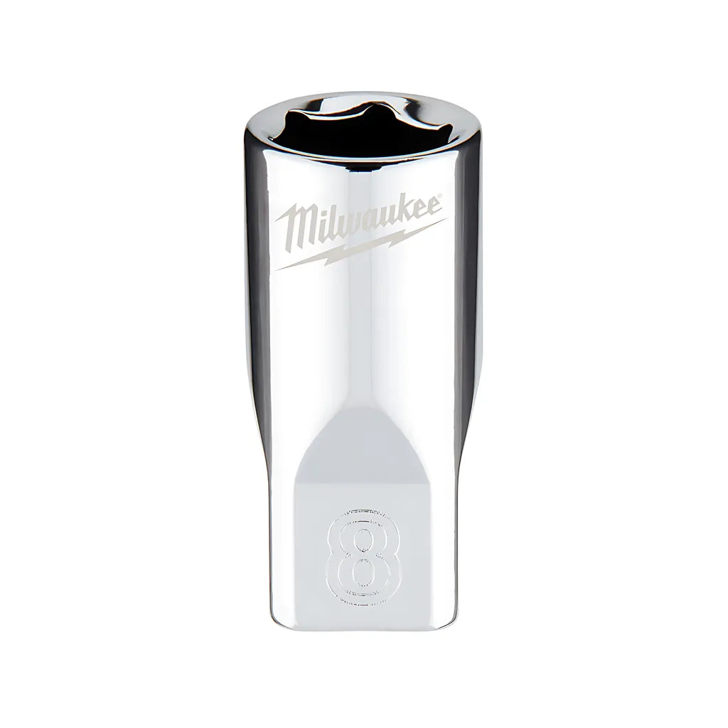 1/4 In. Drive 8Mm Metric 6-Point Socket-Milwaukee-45-34-9034-3863