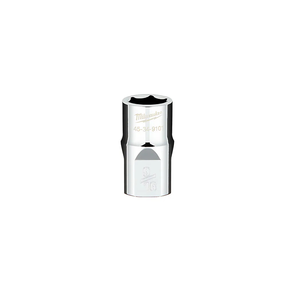 1/2 In. Drive 9/16 In. Sae 6-Point Socket With Four Flat Sides-Milwaukee-45-34-9101-3678