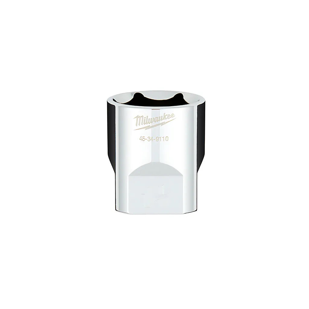 1/2 In. Drive 1-1/8 In. Sae 6-Point Socket With Four Flat Sides-Milwaukee-45-34-9110-3642