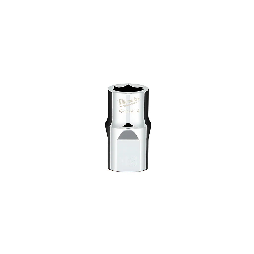 1/2 In. Drive 13Mm Metric 6-Point Socket With Four Flat Sides-Milwaukee-45-34-9114-3650