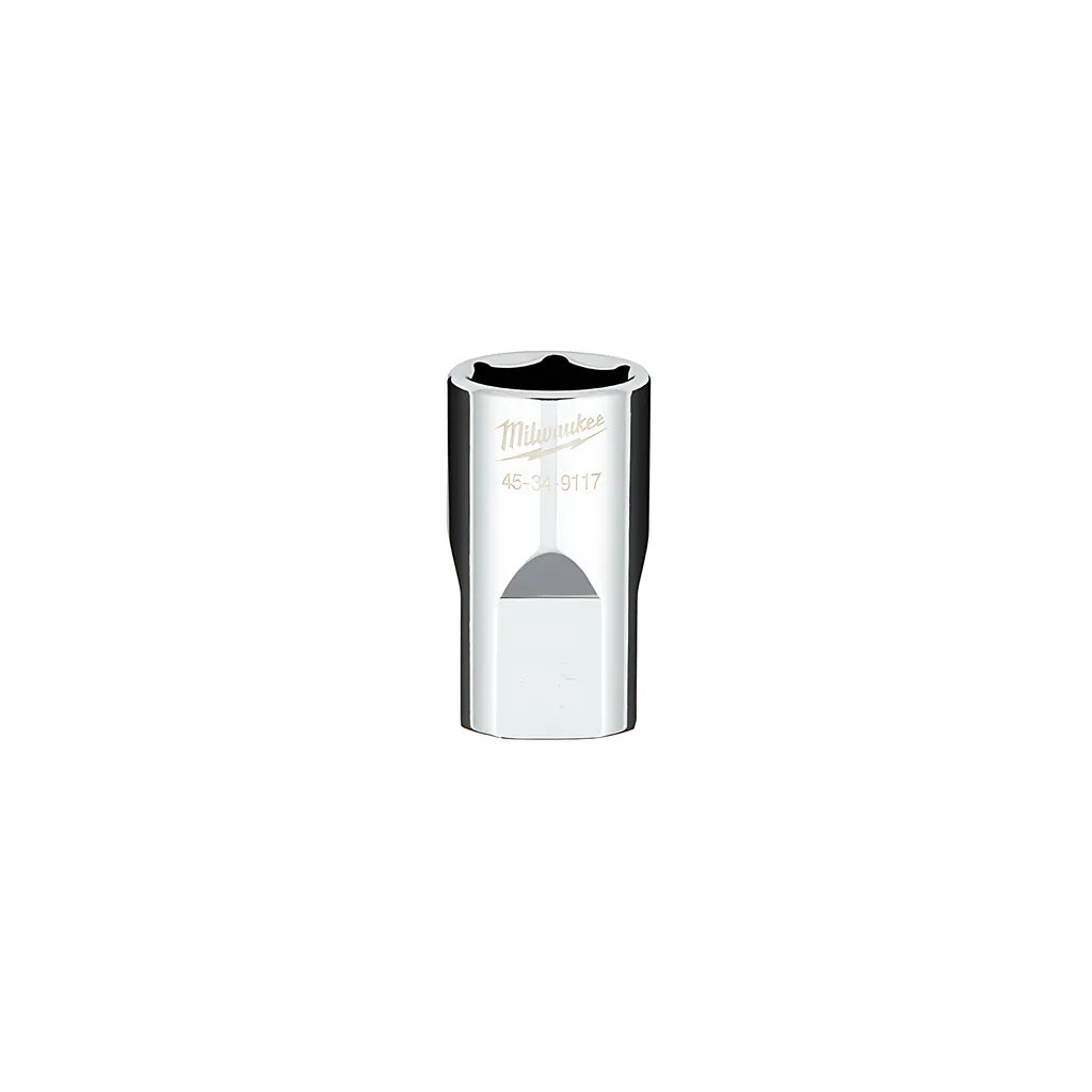 1/2 In. Drive 16Mm Metric 6-Point Socket With Four Flat Sides-Milwaukee-45-34-9117-3658