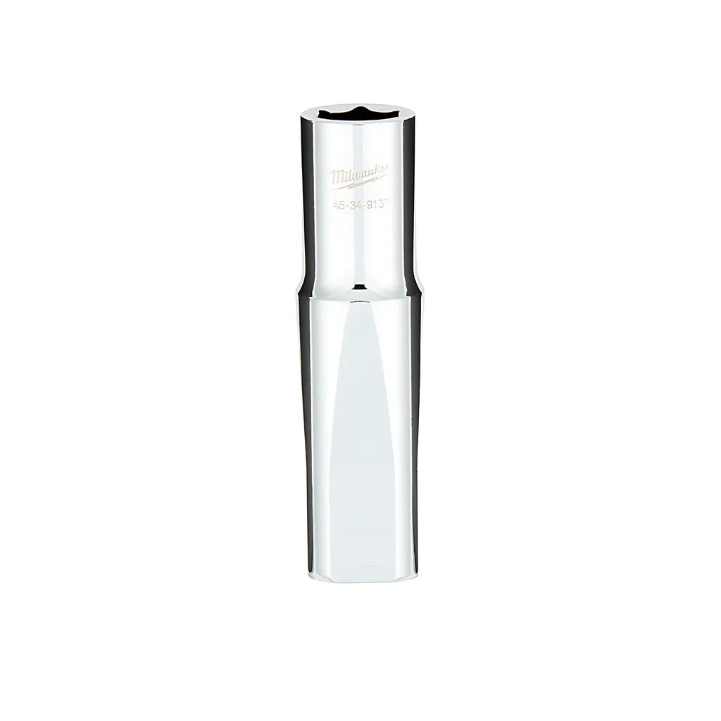 1/2 In. Drive 13Mm Metric 6-Point Deep Socket With Four Flat Sides-Milwaukee-45-34-9137-3649