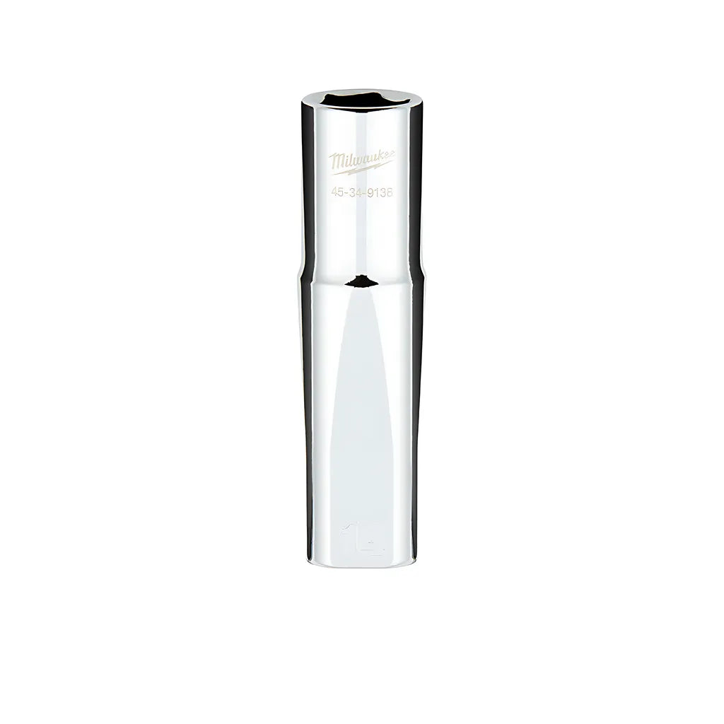 1/2 In. Drive 14Mm Metric 6-Point Deep Socket With Four Flat Sides-Milwaukee-45-34-9138-3651