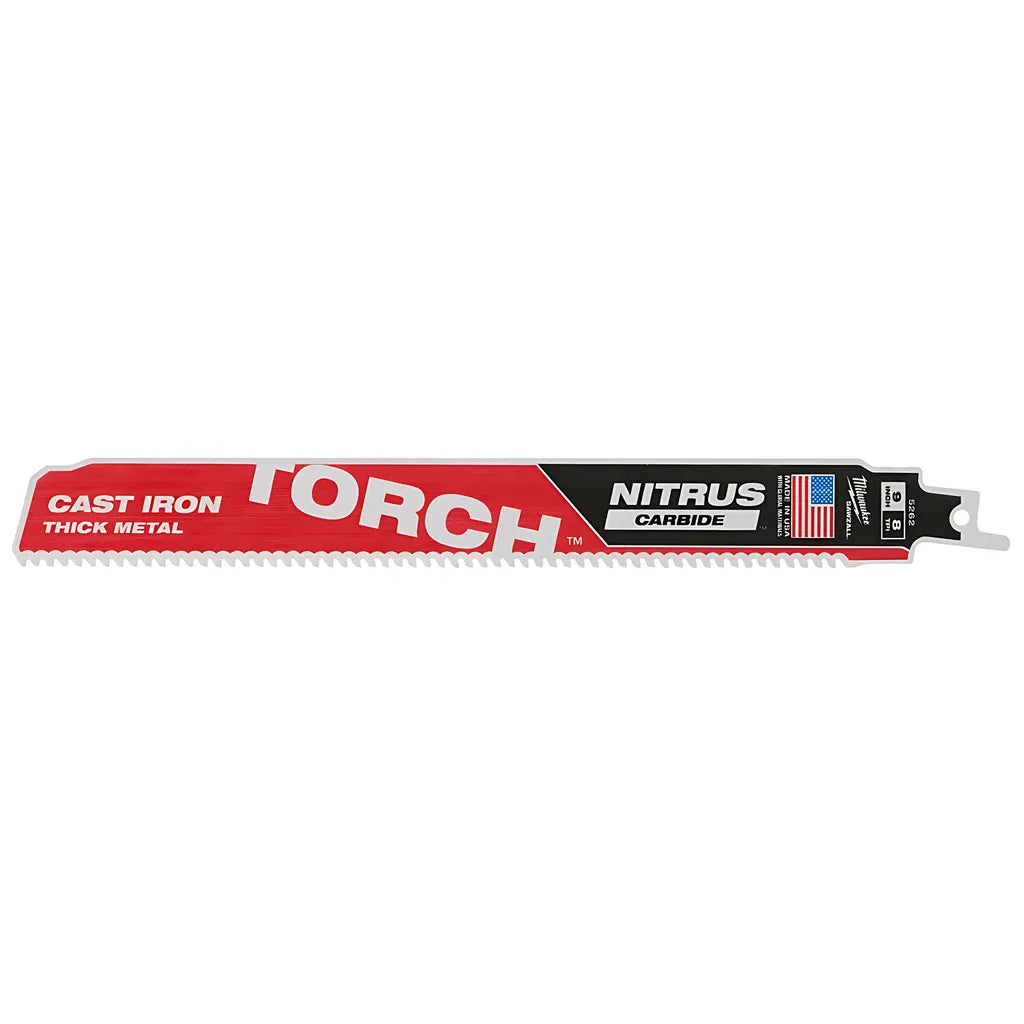 9" 7Tpi The Torch For Cast Iron With Nitrus Carbide 1Pk-Milwaukee-48-00-5262-7051