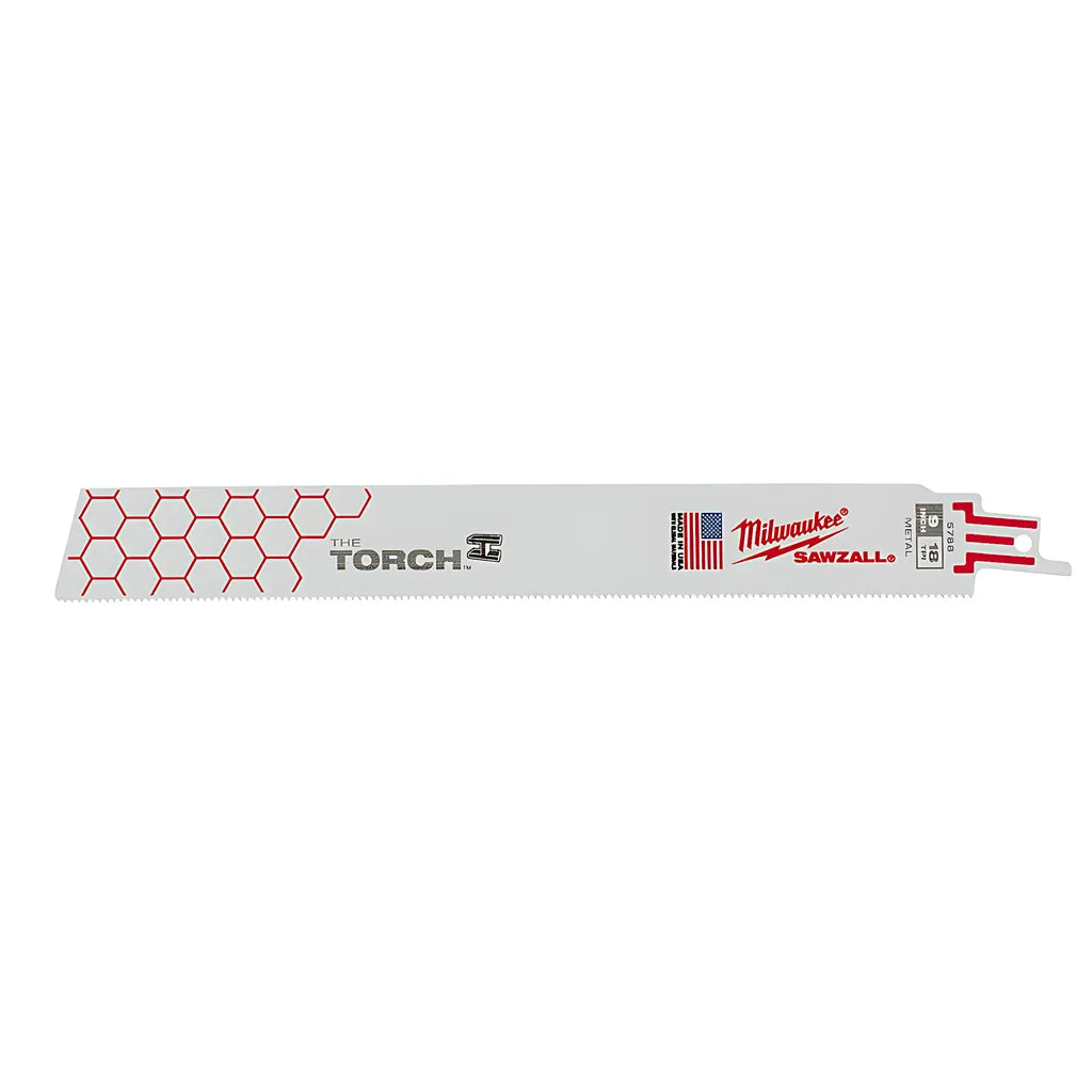 9 In. 18 Tpi The Torch Sawzall® Blade 5Pk-Milwaukee-48-00-5788-6980