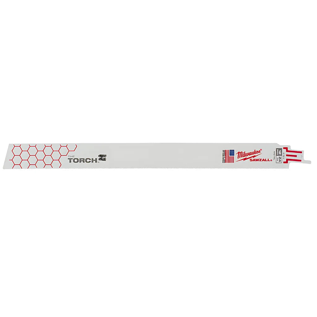 12 In. 24 Tpi The Torch Sawzall® Blades 5Pk-Milwaukee-48-00-5791-4418