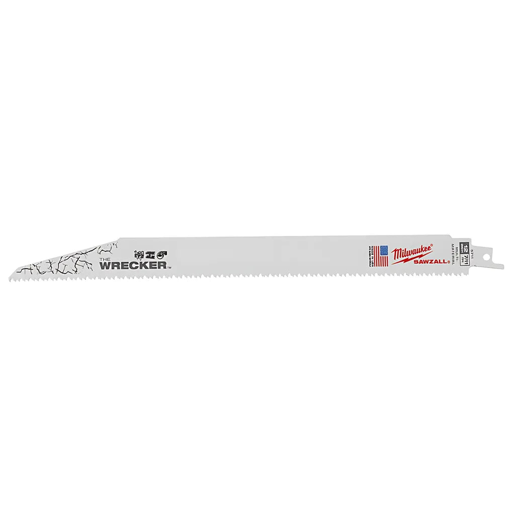 The Wrecker Multi-Material Sawzall® Blade 12 In. 7/11Tpi 25Pk-Milwaukee-48-00-8711-11937