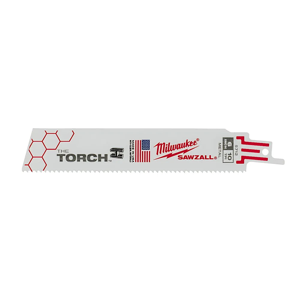 6 In. 10 Tpi The Torch Sawzall® Blades-Bulk 25-Milwaukee-48-01-2712-6469
