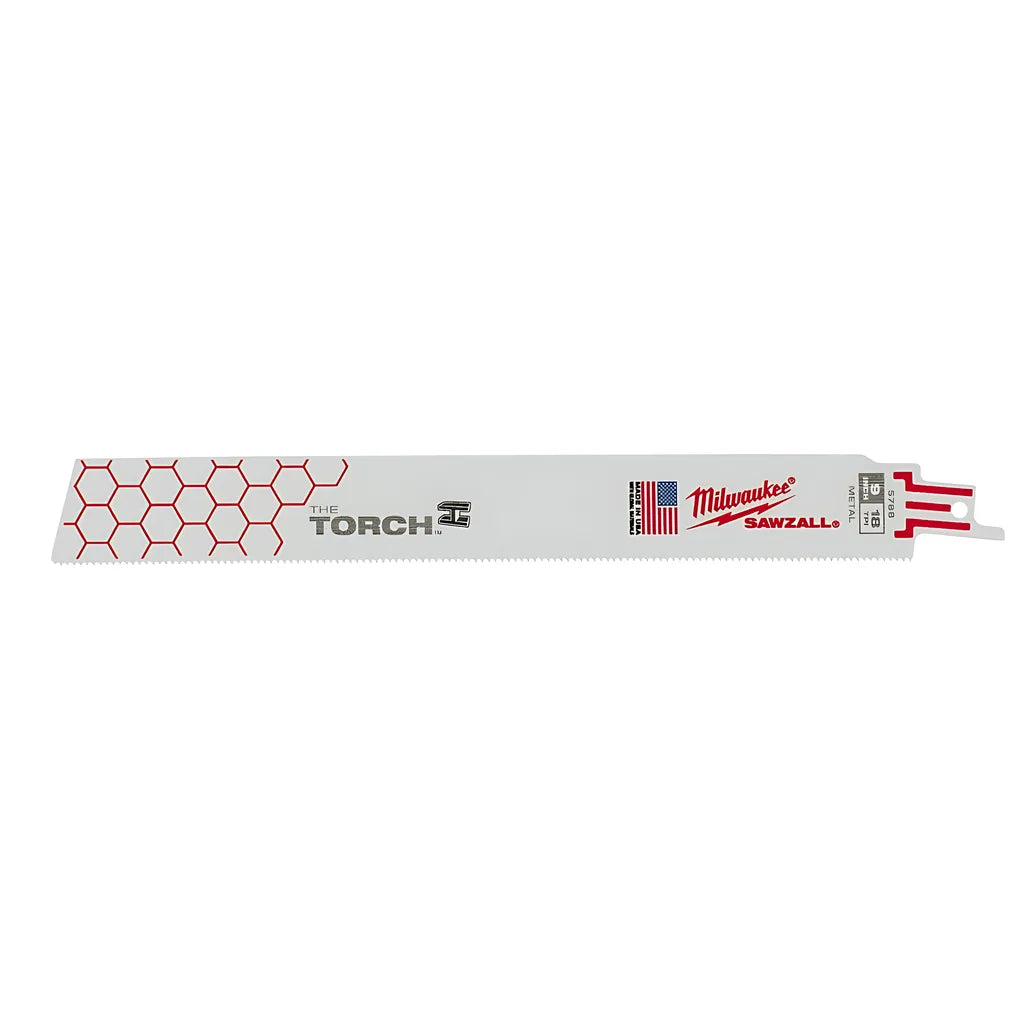 9 In. 18 Tpi The Torch Sawzall® Blade-Bulk 10-Milwaukee-48-01-2768-6979
