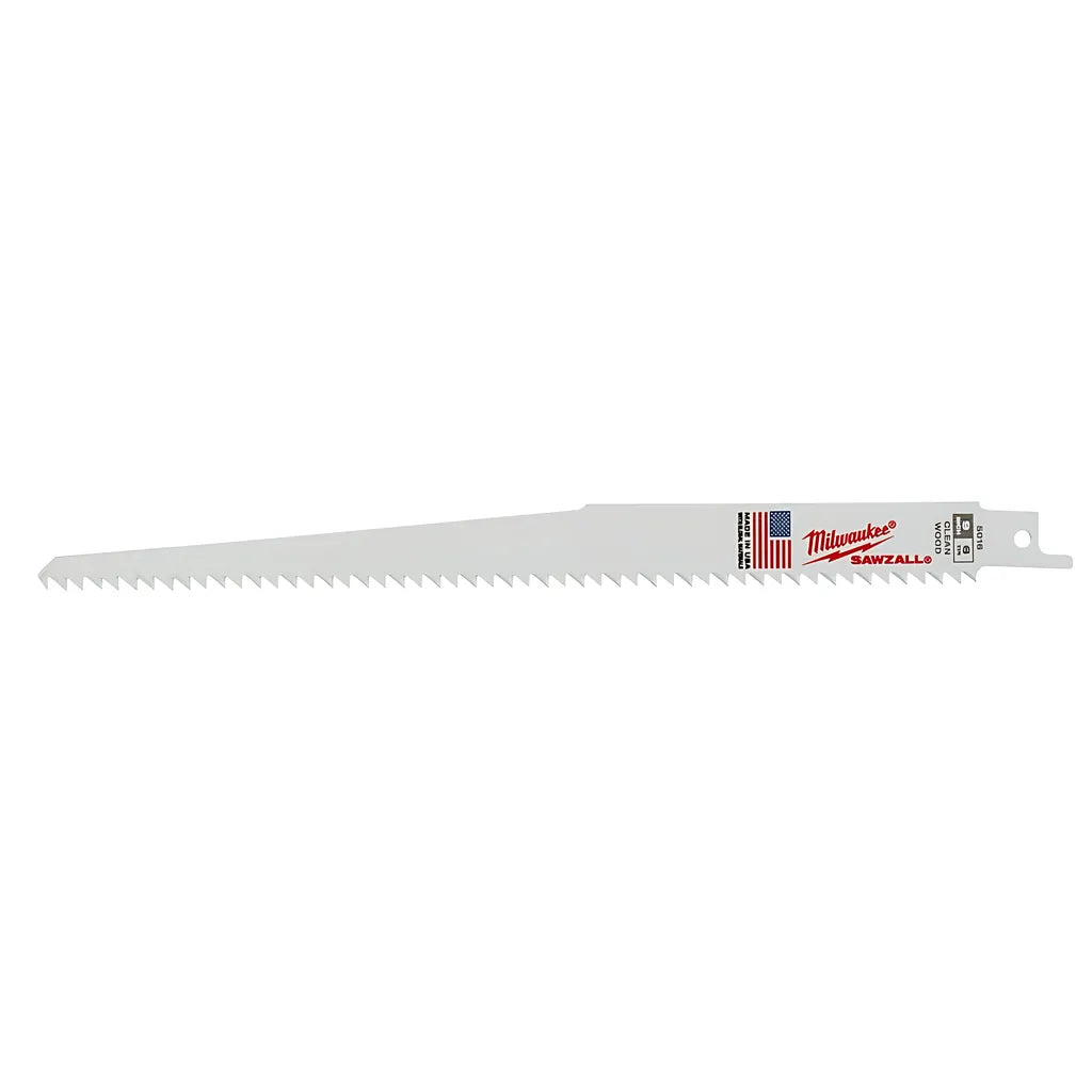 9 In. 6 Tpi Fleam Ground Sawzall® Blades-Bulk 100-Milwaukee-48-01-7016-7003