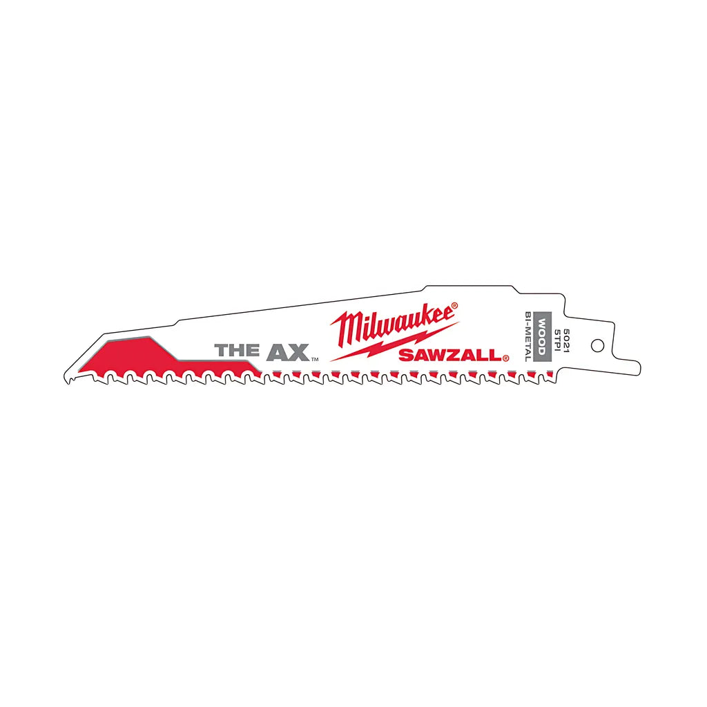 6 In. 5 Tpi The Ax Sawzall® Blade-Bulk 100-Milwaukee-48-01-7021-6505