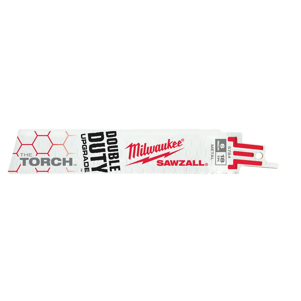 6 In. 18 Tpi The Torch Sawzall® Blades-Bulk 100-Milwaukee-48-01-7784-6487