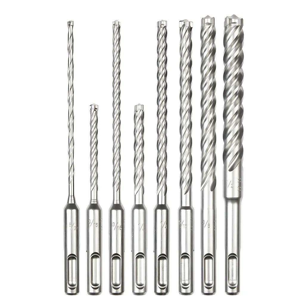 8Pc. Sds Plus Mx4 4-Cutter Drill Bit Kit-Milwaukee-48-20-7663-6959