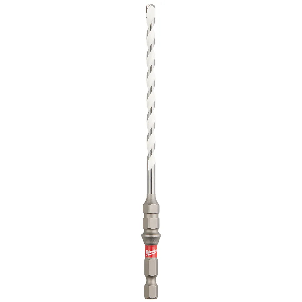 3/16" X 4" X 6" Shockwave Impact Duty Carbide Multi-Material Drill Bit For Concrete Screws-Milwaukee-48-20-8876-5544