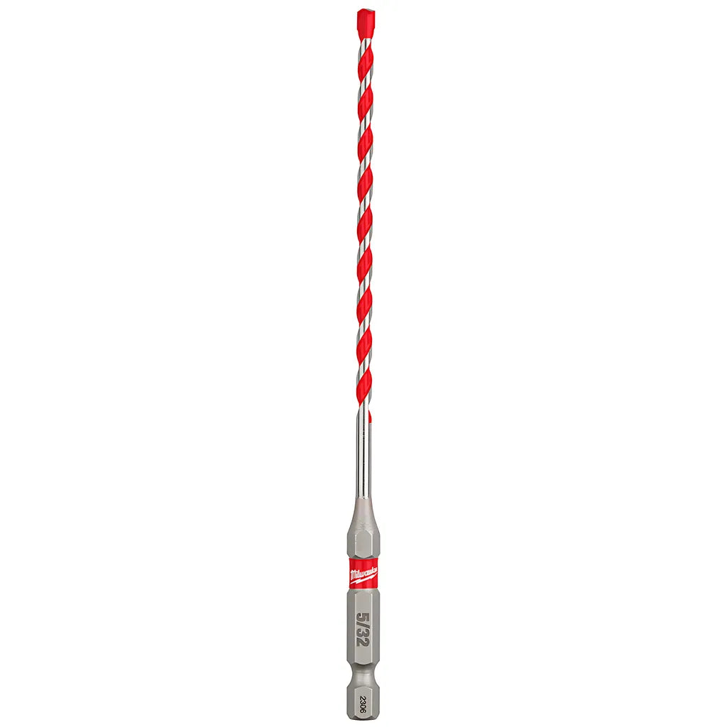 5/32" X 4" X 6" Shockwave Impact Duty Carbide Hammer Drill Bit-Milwaukee-48-20-9001-6310