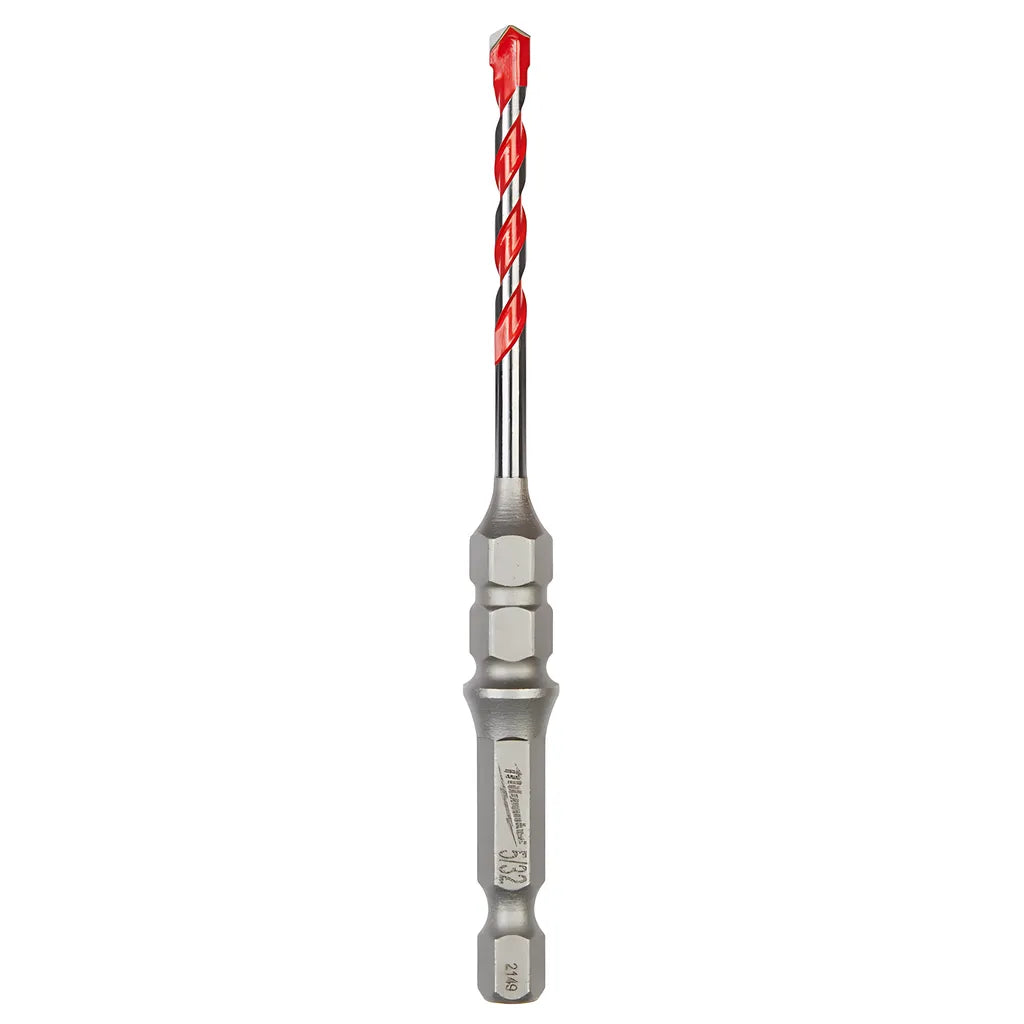 5/32" X 4" Shockwave Carbide Hammer Drill Bit For Concrete Screws-Milwaukee-48-20-9090-6311