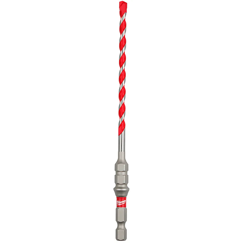 3/16" X 4" X 6" Shockwave Impact Duty Carbide Hammer Drill Bit For Concrete Screws-Milwaukee-48-20-9096-5540