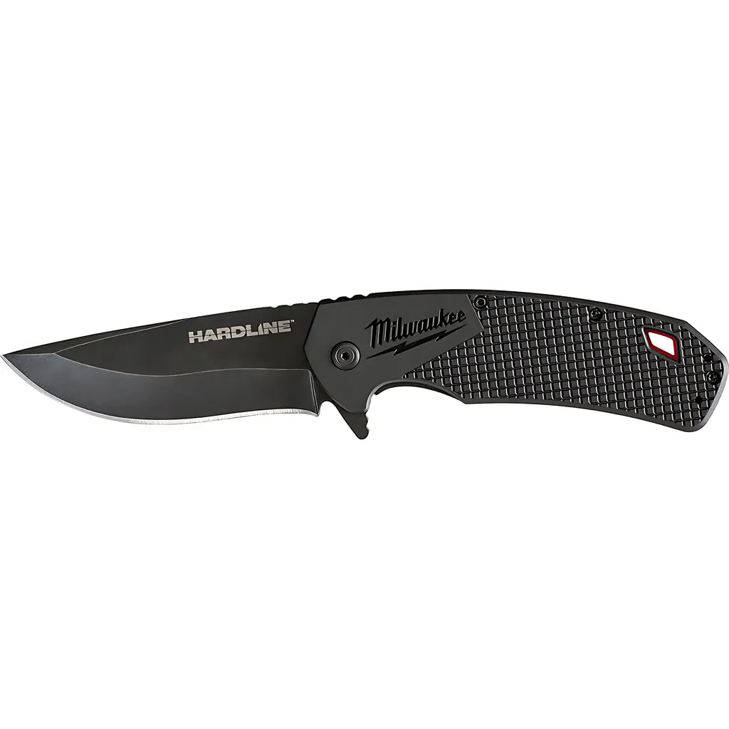3.5 In. Hardline Smooth Recurve Drop Point Blade Pocket Knife-Milwaukee-48-22-1999-5511