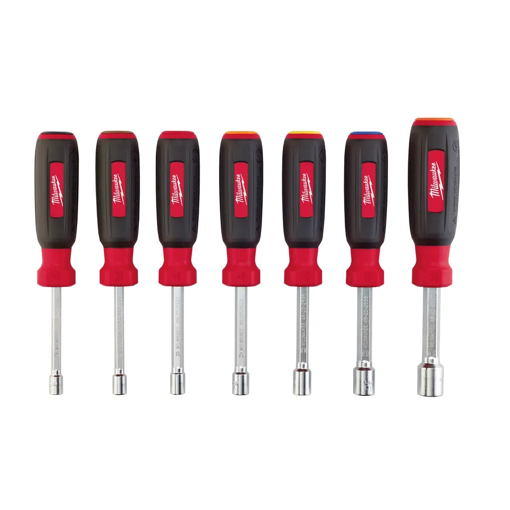 7 Pc. Hollowcore Magnetic Metric Nut Set-Milwaukee-48-22-2517-6710