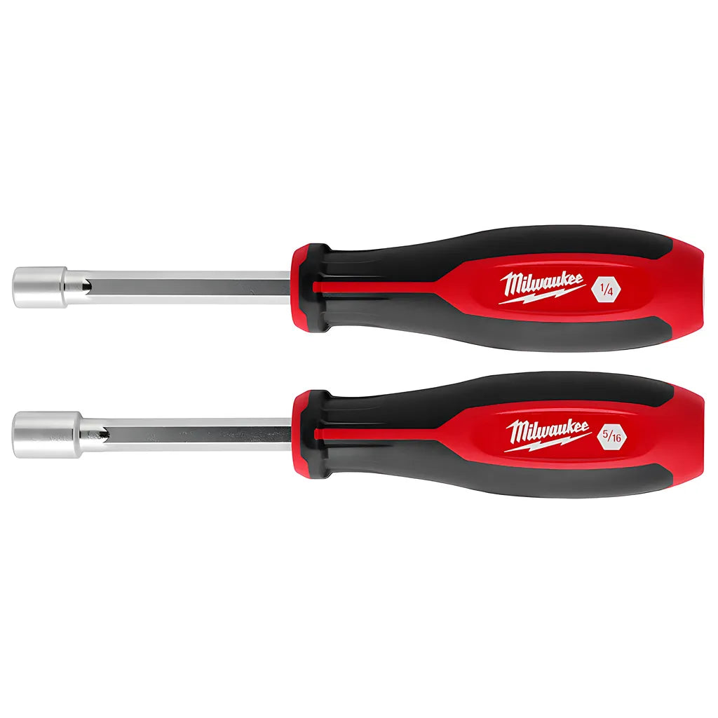 2Pc Sae Hollowcore Magnetic Nut Driver Set-Milwaukee-48-22-2542-5428