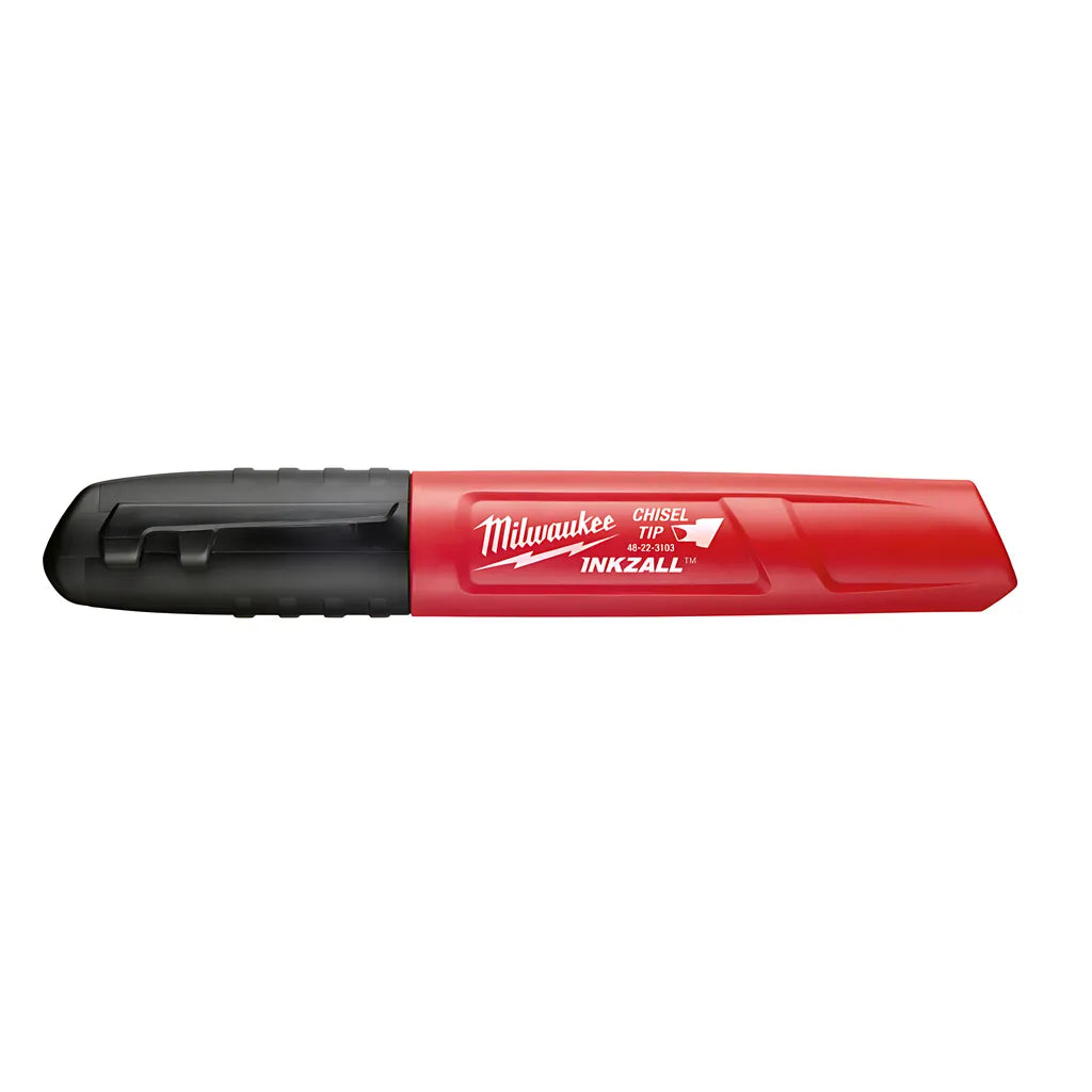 Inkzall Medium Chisel Black Marker-Milwaukee-48-22-3103-8566