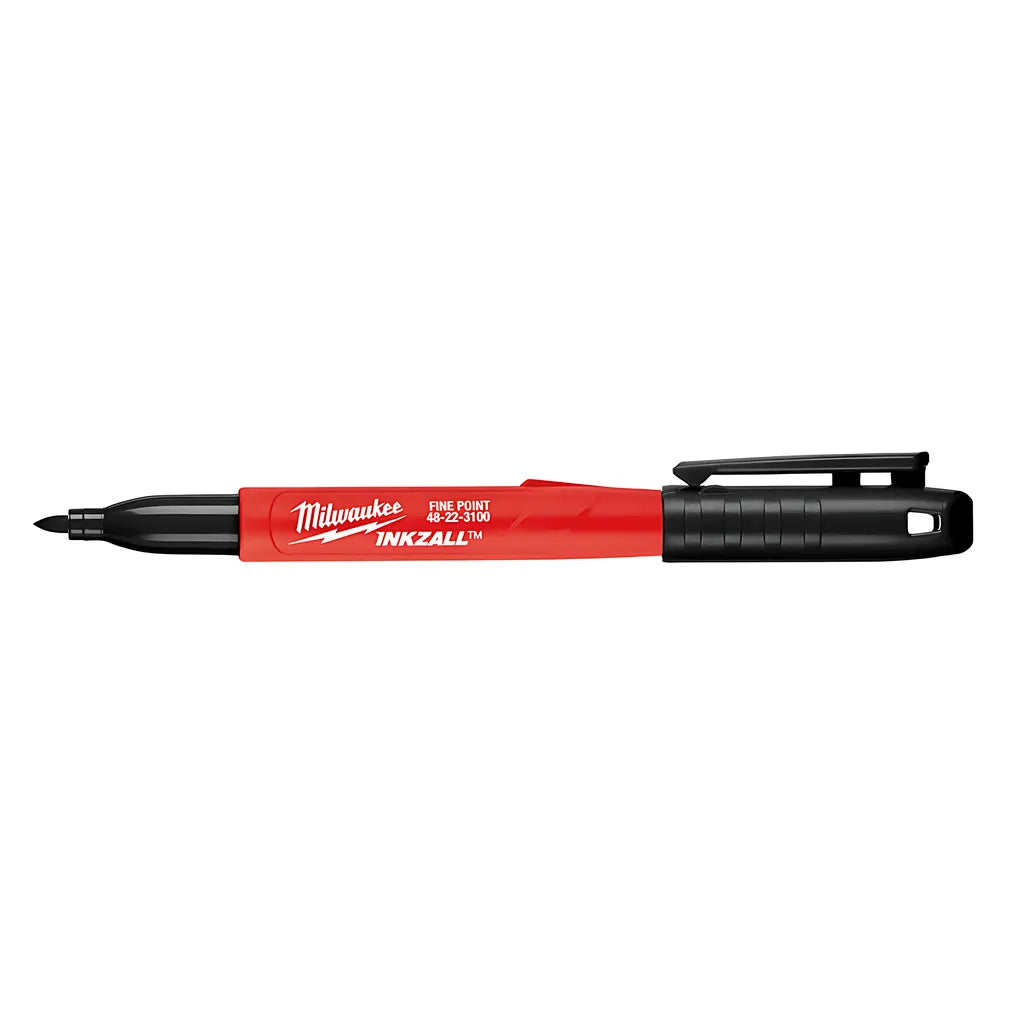 Inkzall 12Pc Fine Point Black Marker-Milwaukee-48-22-3209-8547