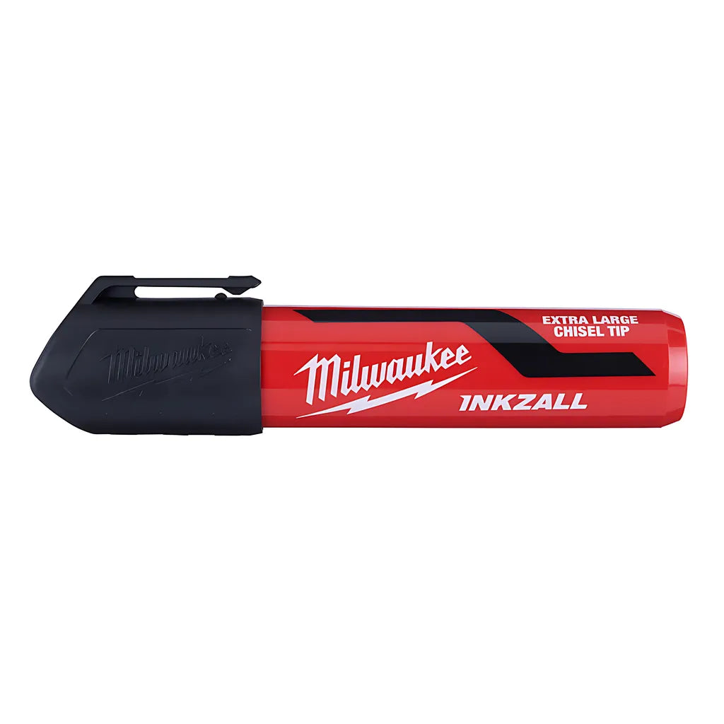 Inkzall Extra Large Chisel Tip Black Marker-Milwaukee-48-22-3265-8554