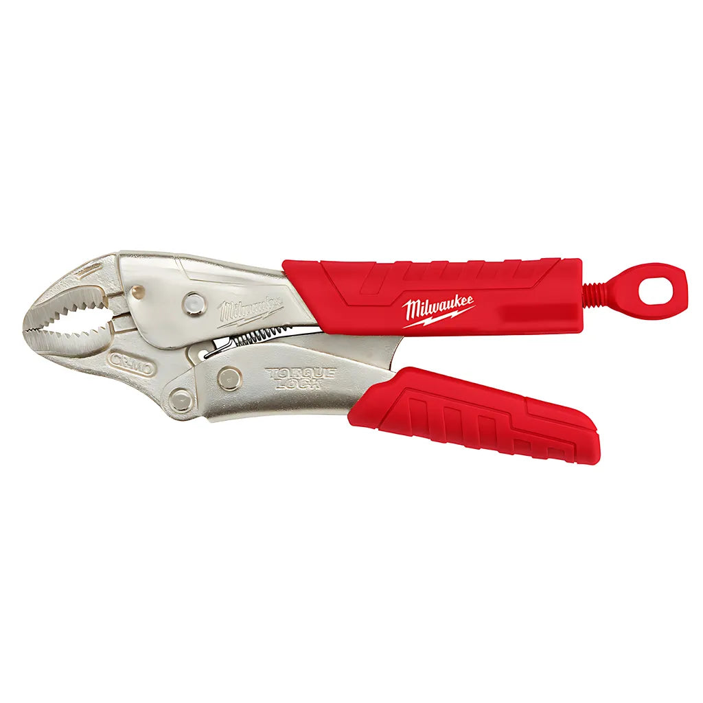 7 In. Torque Lock Curved Jaw Locking Pliers With Grip-Milwaukee-48-22-3407-6695