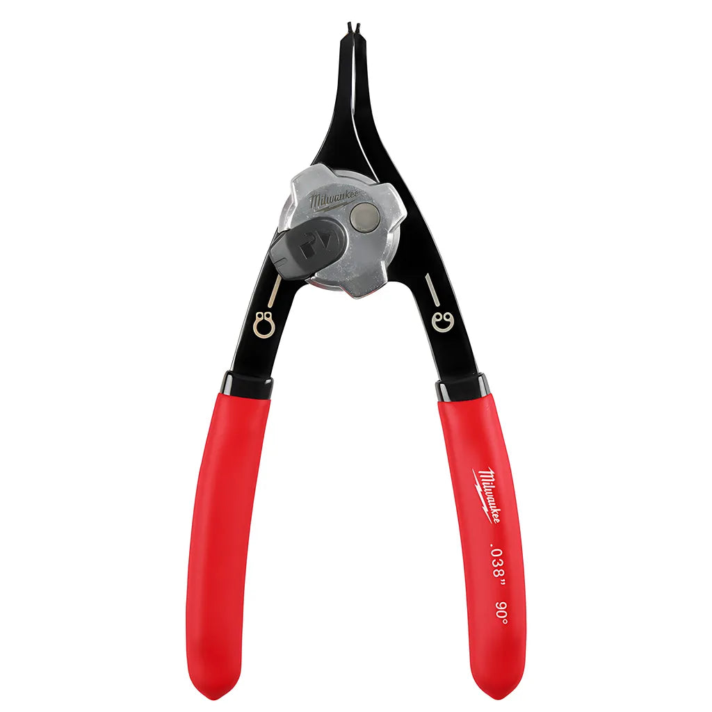 .038" Convertible Snap Ring Pliers - 18°-Milwaukee-48-22-6530-3527