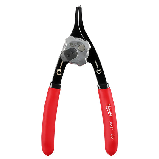 .038" Convertible Snap Ring Pliers - 45°-Milwaukee-48-22-6531-3528