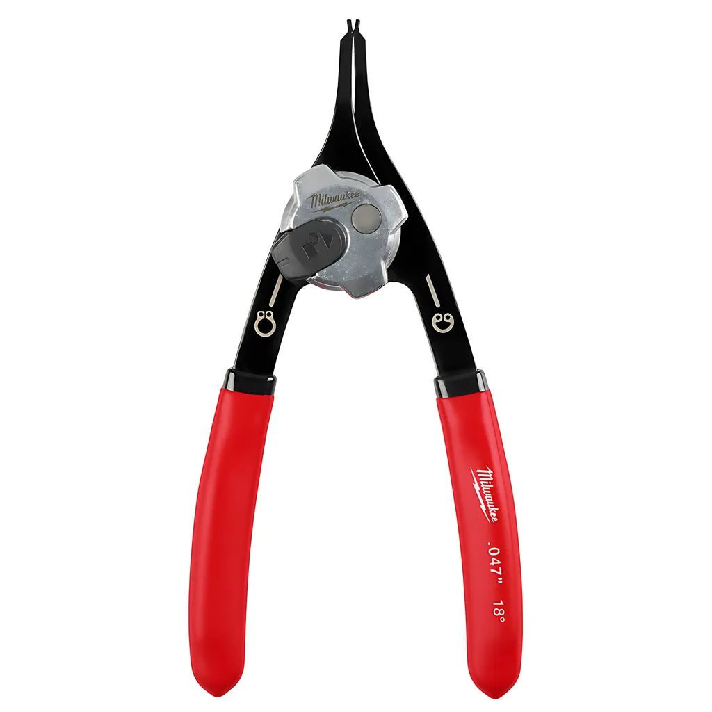 .047" Convertible Snap Ring Pliers - 18°-Milwaukee-48-22-6533-3530